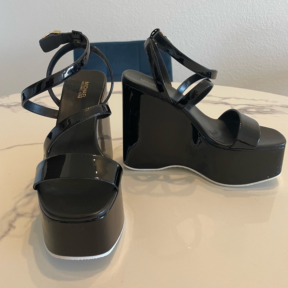 Michael Kors Paola Platform Dress Sandals Size 7
